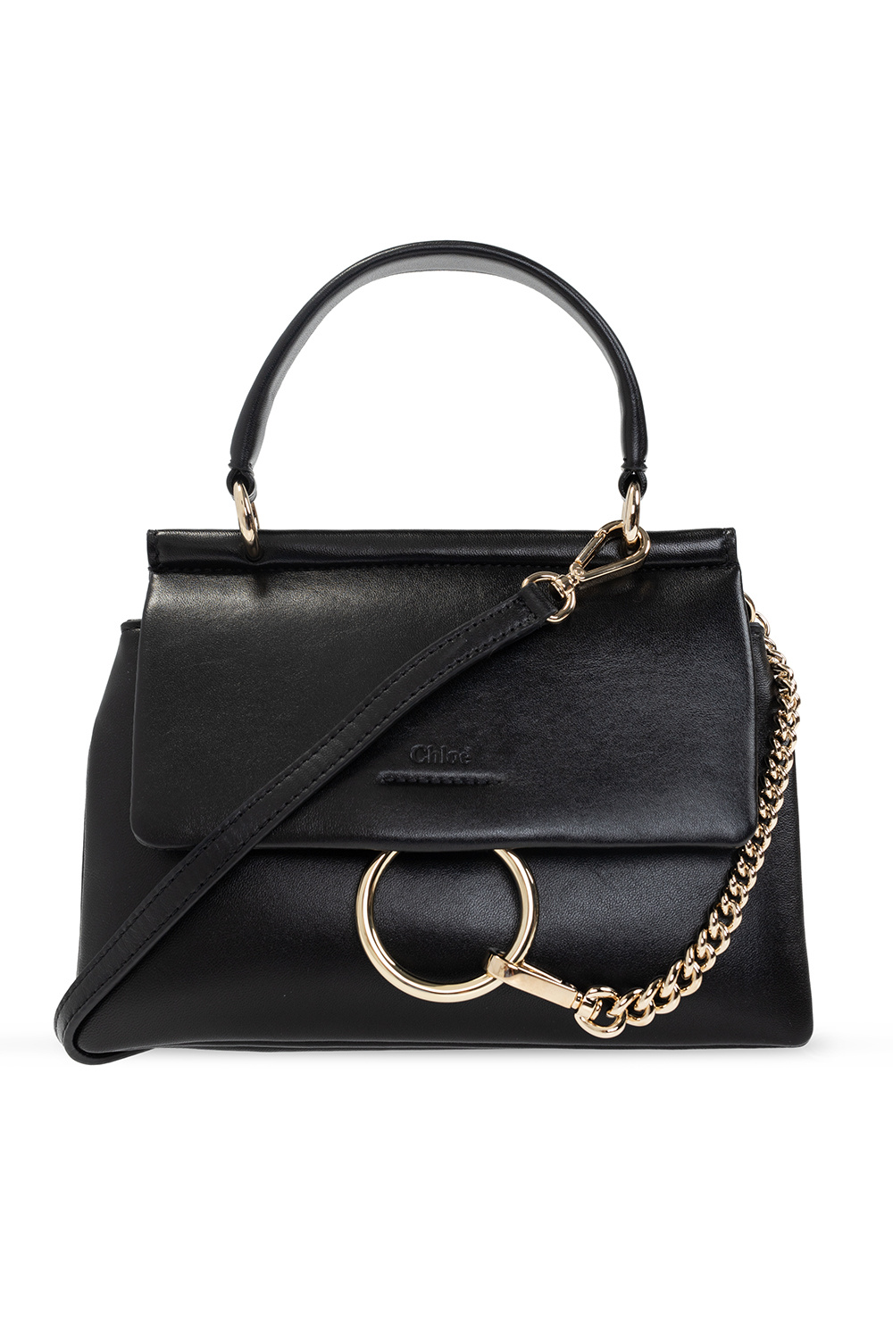 Chloe small faye on sale leather shoulder bag